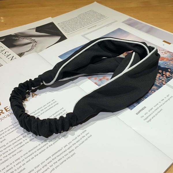 

korean version of selling wash hair band fashion cloth elastic band hair band headband female hair accessories wholesale, Silver