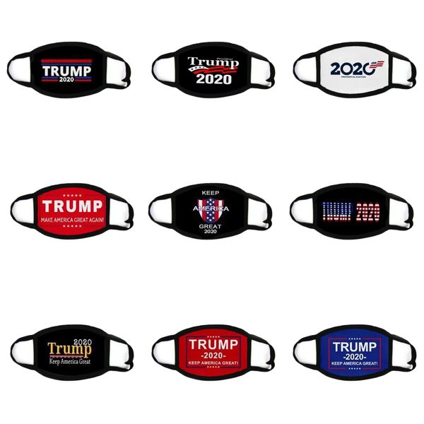 

in stockfashion trump usa flags designer washable reusable cloth masks protection anti dust protective face masks with carbon filter#596