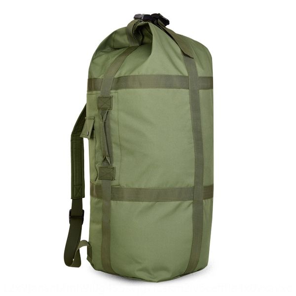 

large capacity double shoulder bucket travel 80l outdoor travel luggage consignment training bag moving bag customized