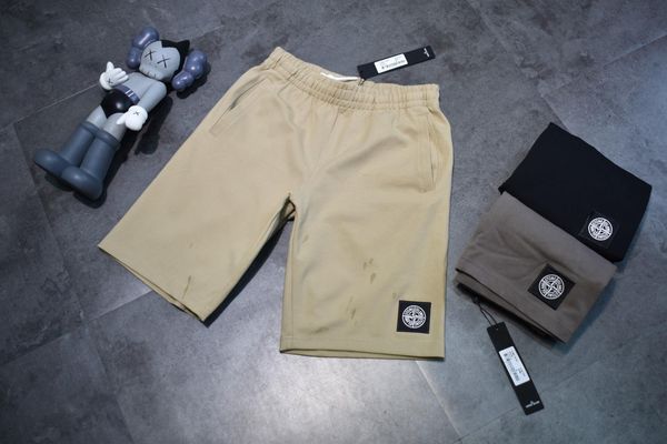 

20ss new arrival paris designer embroidery logos short pants elastic waist men women casual sport jogger sweatpants outdoor shorts 6.28, Black;green
