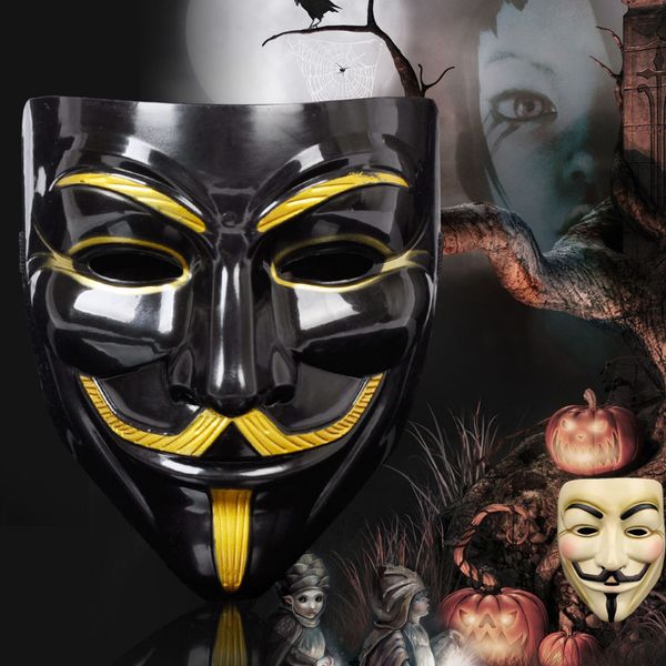 

selling party masks v for vendetta mask anonymous guy fawkes fancy dress costume accessory party cosplay masks