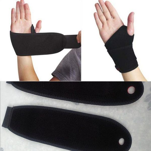 

у # wrist guard группа brace поддержки кистевой туннельный спраинс штамм gym ремень спорт боли wrap бинты облегченных 0,87, Black;red