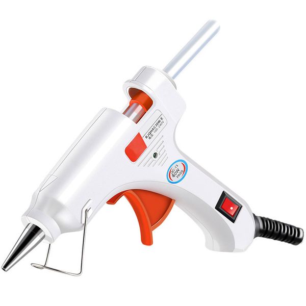 

mini melt glue machine with 20pcs glue sticks flexible trigger for diy small craft projects d6