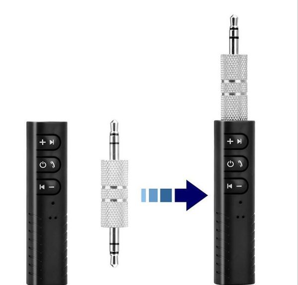 

клип-на беспроводной aux bluetooth 4.1 приемник для автомобиля наушников динамик 3,5 мм bluetooth audio music адаптер jack с микрофоном love