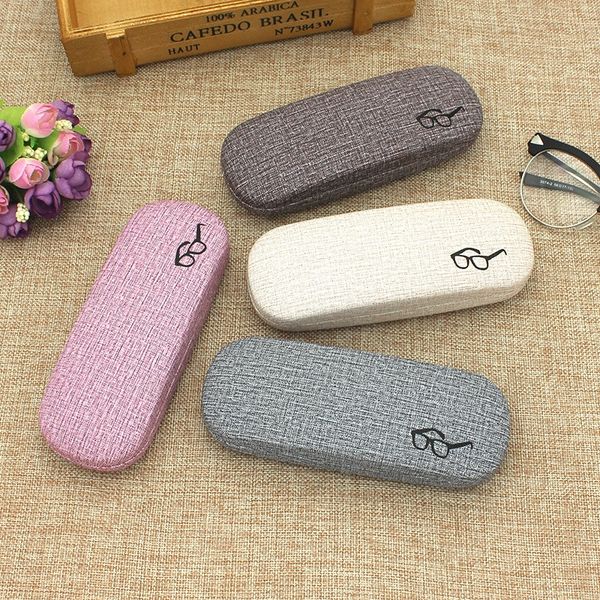 

case case myopia iron simple glasses box hipster student myopia optical glasses box, Blue