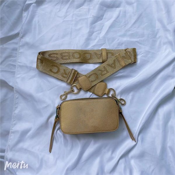 

new wide shoulder strap color matching camera bag for women