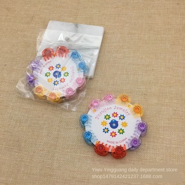 

2 юаня аксессуаров чак чак-магазин детской диск 10 маленький коготь клип диск небольшой царапины аксессуары заколка для волос заколка, Slivery;white