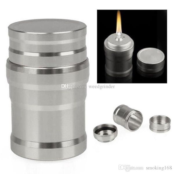 

protable mini aluminum metal alcohol lamp alcohol lamp for water oil rig bong pipe