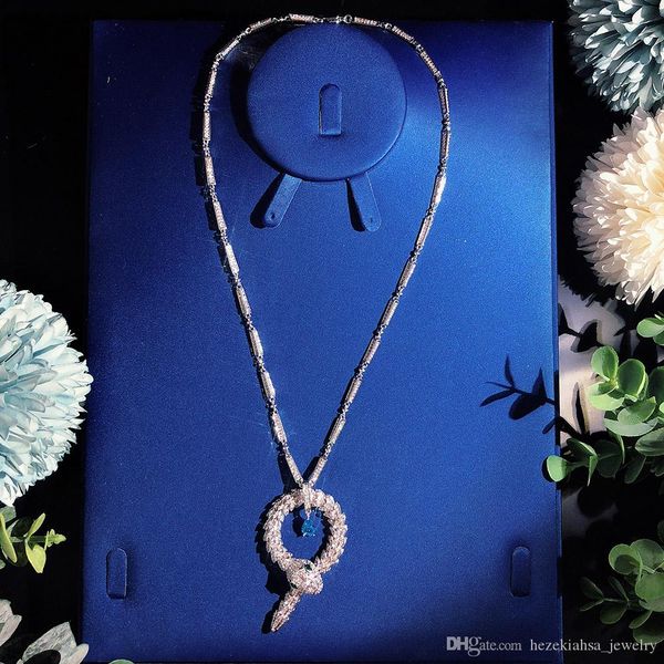 

circular snake necklace jewelry for women snake pendants thick necklace necklace fine custom luxurious jewelry aaa zircon, Black