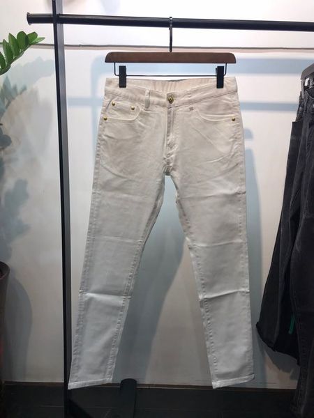 

ws7748 fashion men's jeans 2020 runway european design party style men's clothing, Blue