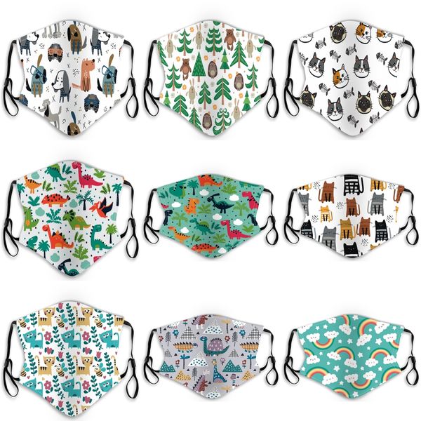 

in stock anti dust face mouth er pm2.5 mask dustproof anti-l washable reusable ice silk cotton masks tools 1000pcs#616