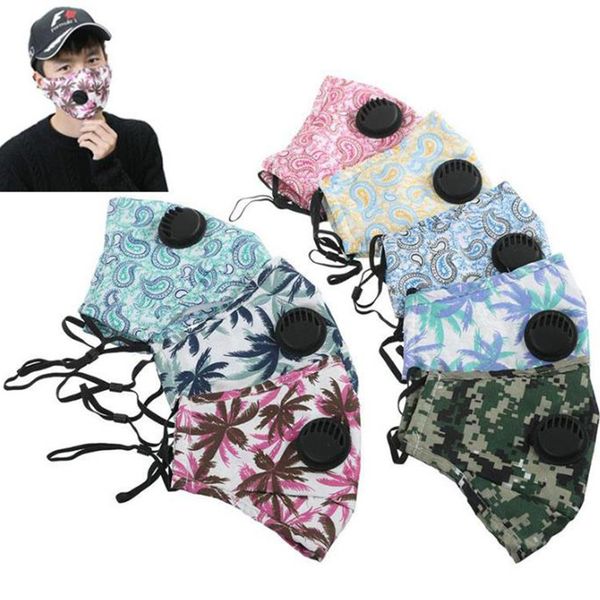 

kids face mask with filter cartoon face masks electric carbon filter breather valve pm2.5 cotton face mouth mask dustproof protective aha155