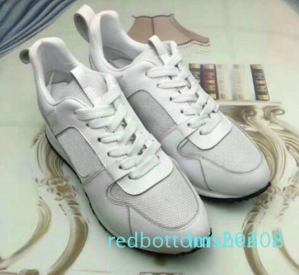 

designer women runaway leather casual shoes women designer breathability sneakers men shoes genuine leather fashion mixed color 36-46 r08, Black