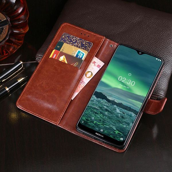 

for nokia 2.3 case wallet flip business leather capa phone case for nokia 2.3 cover coque with card slot accessories