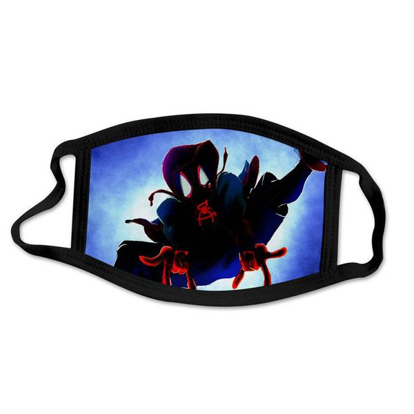 

fashion spider man spiderman super hero designer luxury kid face mask party cosplay reusable dust washable windproof children cotton wgyvt, Black
