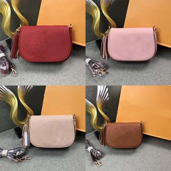 

2020 new pu leather handbags women's shoulder bag female multi-zipper crossbody bag solid color bags#459
