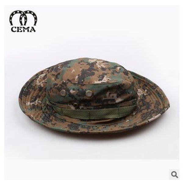 

sun hats,camping fishing,summer hat,wide brim hat visor,camouflage,jungle hat,scouting,20pcs/lot, Blue;gray