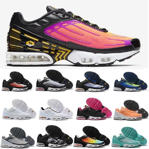 

new tuned mercuial tn plus iii 3 og ultra mens running shoes male designer sports run trainers black white spider women sneakers 36-45
