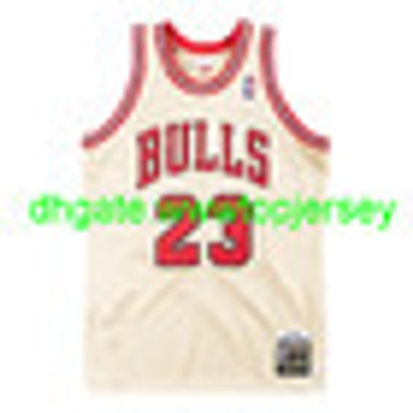 

дешевый майкл джор данс # 23 mitchell ness gold 1995-96 top-джерси отсылки вест прошитых баскетбольных, Gray
