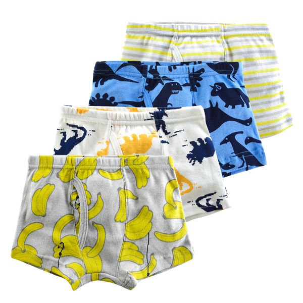 

Cotton kids boys underwear Panties For Children boxer briefs for boy Soft Organic Teenager Underpants for 2-10years