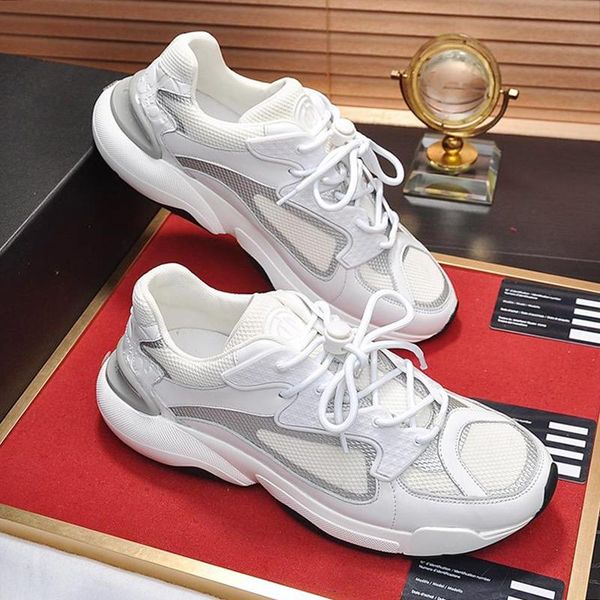 

gray b24 sneaker mens shoes with origin box outdoor walking shoes soft footwears sports comfortable running casual lace -up men shoes, Black