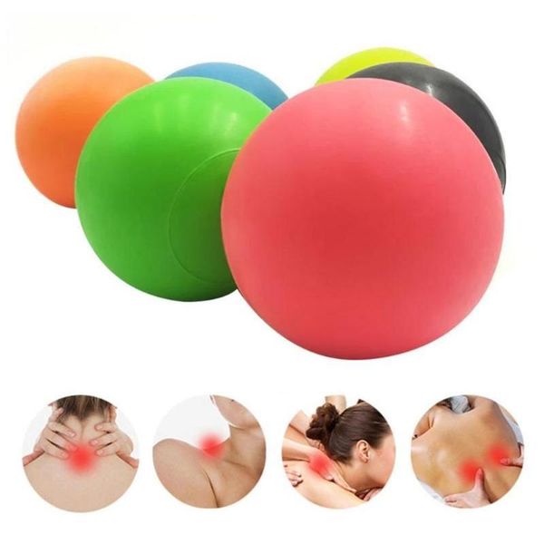 

fitness balls 63mm lacrosse ball relieve trigger point massage training fascia hockey