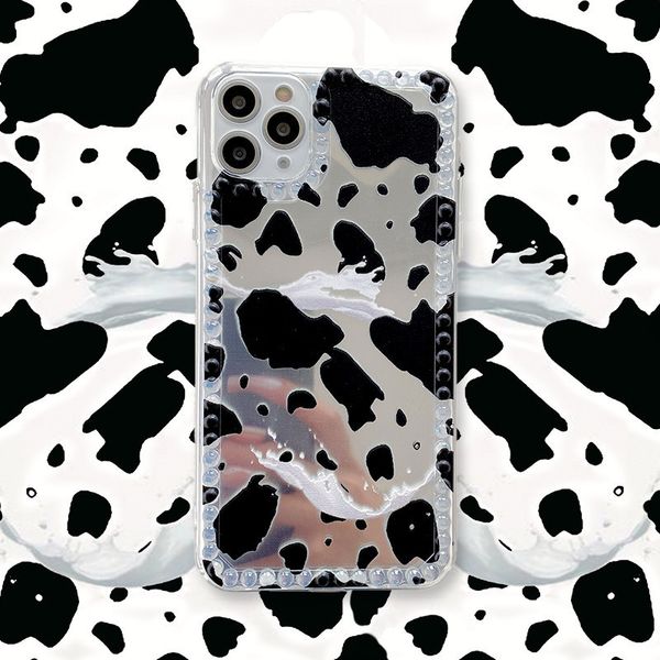 

suitable for iphone 11pro max milk cow pattern anti-fall mobile phone case