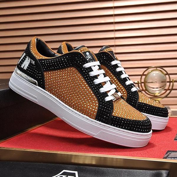 

fashion men shoes lace -up luxury casual shoes flat sport sneaker with original box zapatos de hombre rubber soles mens shoes