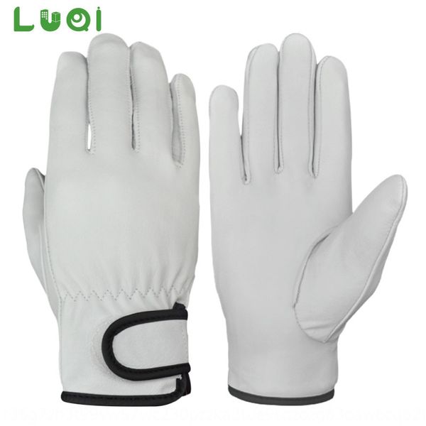 

driver's gloves and gloves japanese real first layer cowhide wear-resistant breathable non-slip barbecue leather welder