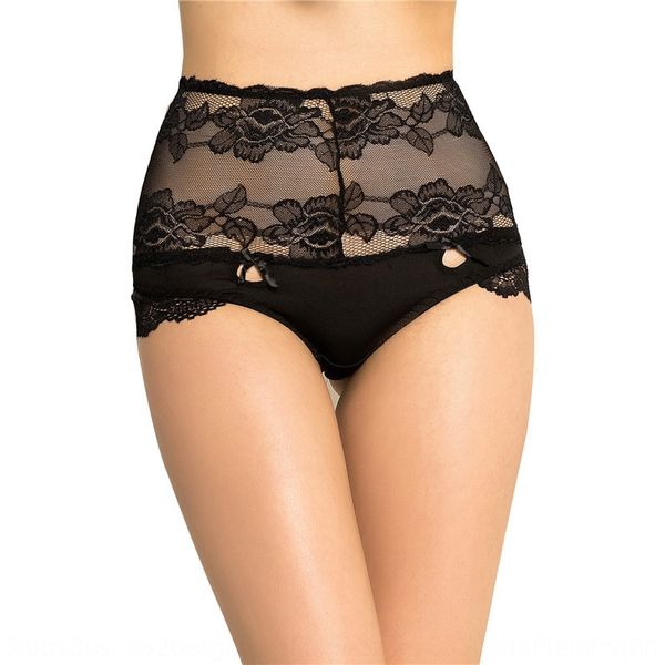 

large size high waist transparent mesh 5122 large size high waist lace transparent mesh lace underwear underwear 5122, Black;white