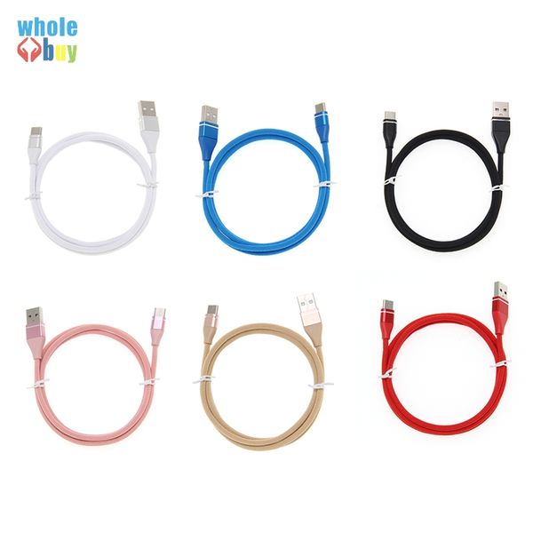 

2m high speed meteor fabric art usb data cable for micro/type -c charging cable for android device