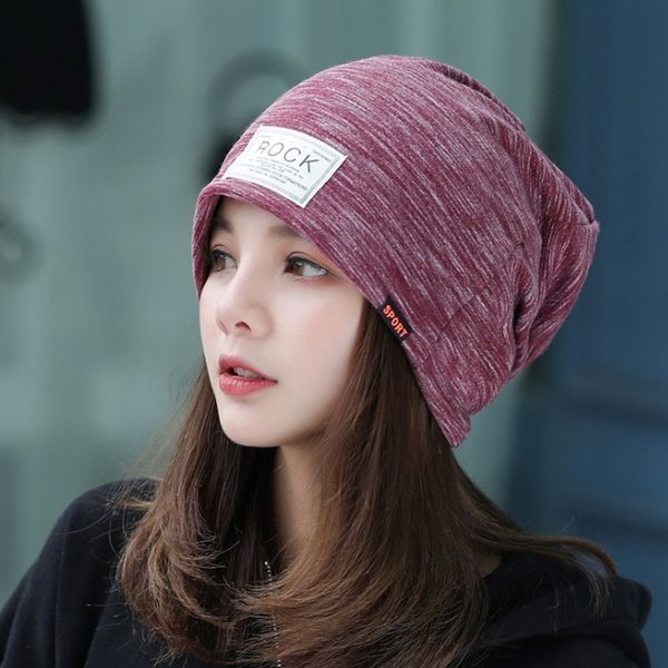 

four seasons turtleneck scarf head head outdoor headscarf moon bald sleeping cap soft comfortable cotton pile cap, Blue;gray