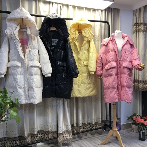 

original 2020 new sydney same down jacket down jacket women's mid-length thickened loose physical store off-season, Black