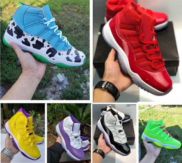 

11 chunky dunky milk golden lime green red black fashion men basketball shoes athletic sneakers 11s trainer mens shoes, White;red