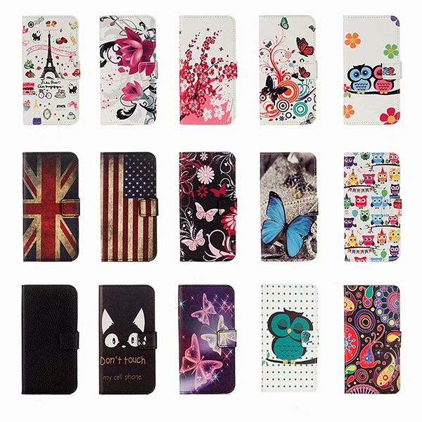 UK USA Bandiera Fiore Farfalla Torre gufo flip Custodia a portafoglio in pelle per Samsung S20 PLUS Ultra A21S M31 A31 A51 A715G A70E A41 A11 A21 A81