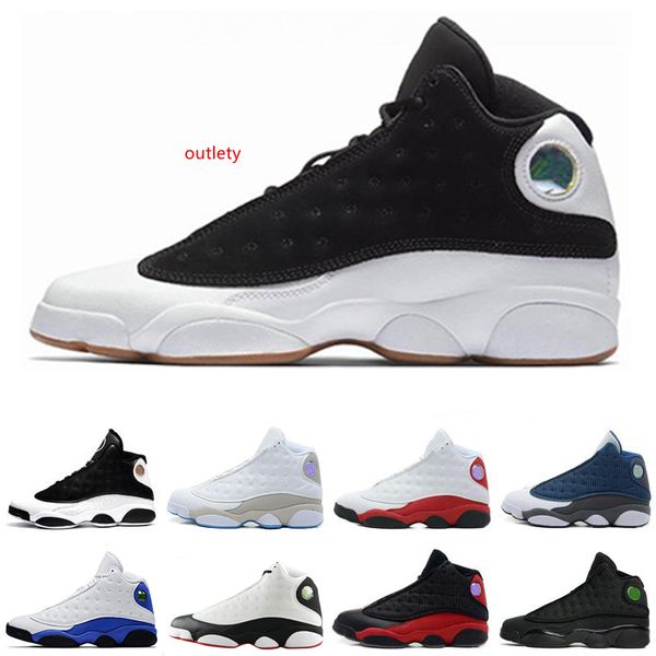 

man basketball shoes sneaker 13s phantom bred he got game white hologram flint atheletic sports designer shoe ing