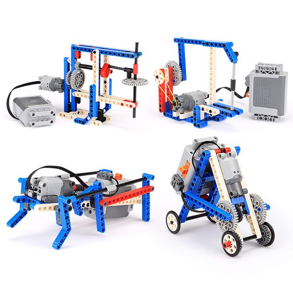 

wangg power machinery series building blocks small particle gear principle boys and girls puzzle physical assembly toy model