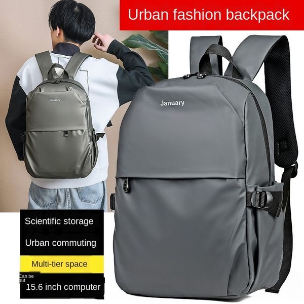 

xk1hn men's lightstudent schoolbag simple fashion leisure trend travel batch customization backpack men's lightstudent schoolbag s
