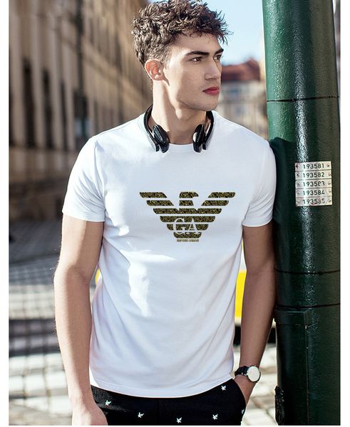 

вена лео нова мода brand женин мђжин лопка коѬоким Ѭђкавом ђболки мђж, White