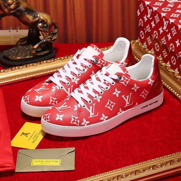 

womens shoes sneakers flats casual lady shoes casual style with origin box frontrow sneaker chaussures de femme womens shoes, Black