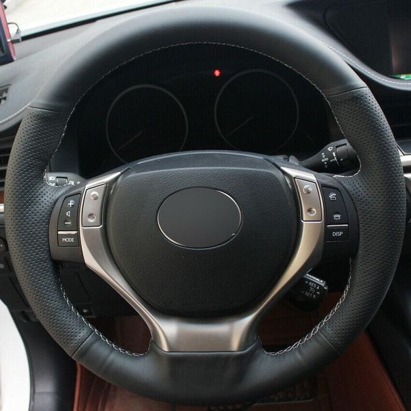 

hand-stitched car steering wheel cover for lexus es250 es300h gs250 gs300h rx270