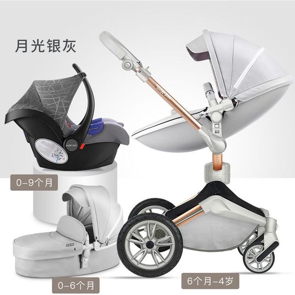 

strollers# mom baby trolley with high view can sit on foldable portable imported