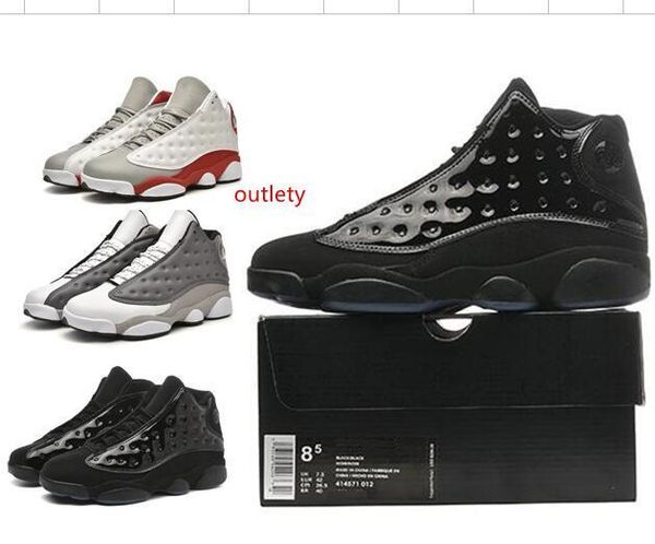 

2019 13s grey toe 13 atmosphere grey cap and gown 13 wholesale basketball shoes sneakers men with sports shoes