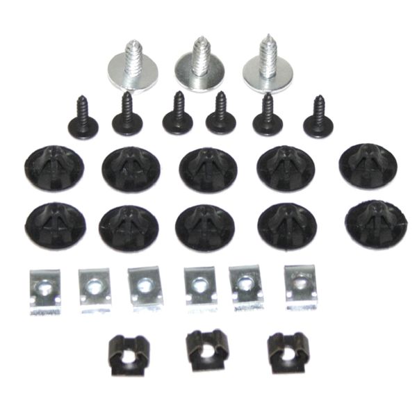 

set of 28 pcst clips staples screw hood engine for vw 9n