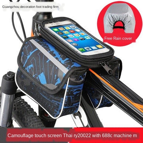 

3aglw upper tube bicycleaccessories bicyclebicycle dual mobile phone front beam mountain bike equipment riding accessories saddle bag bicycl