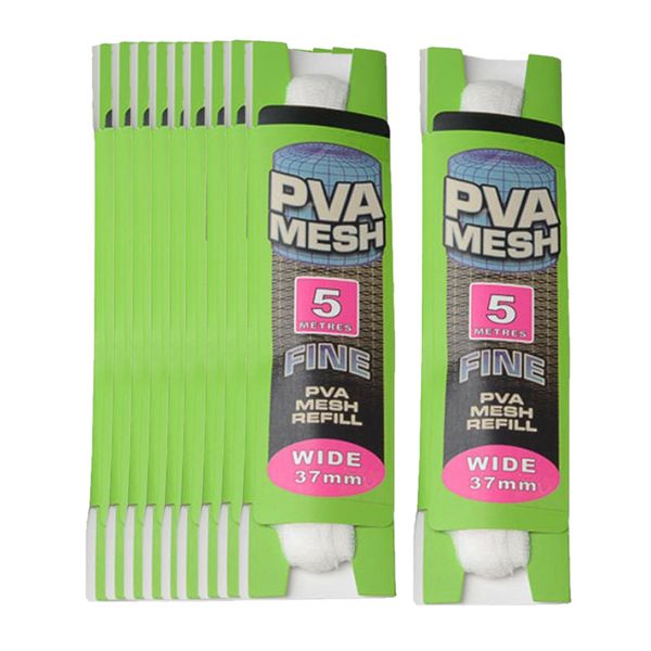 

10 pc 5 meters 37mm carp fishing bait net accessory mesh bag for solid baits