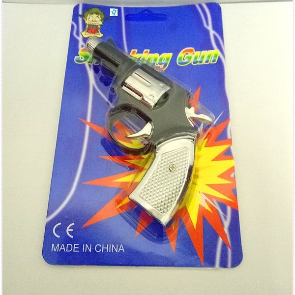 

april fool's day halloween spoof trick little friend electric shock pistol whole person pistol with lights