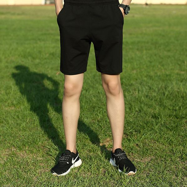 

mensnew outdoor sports casual cotton beach shorts cropped pants, White;black