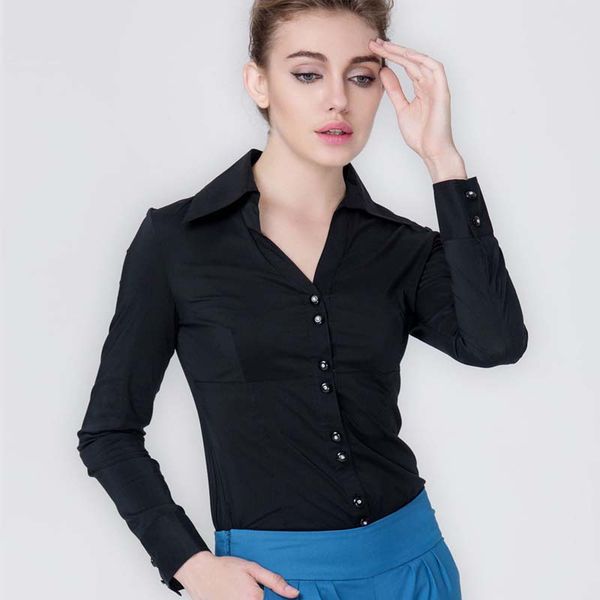 

blusas mujer de moda 2019 body office cardigan deep v-neck shirts ol jumpsuit womens and blouses overalls camisa feminina