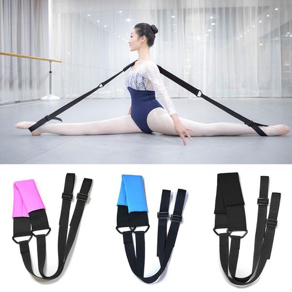

2.6m adjustable leg stretcher band ballet dance flexibility stretching leg strap with carry bag
